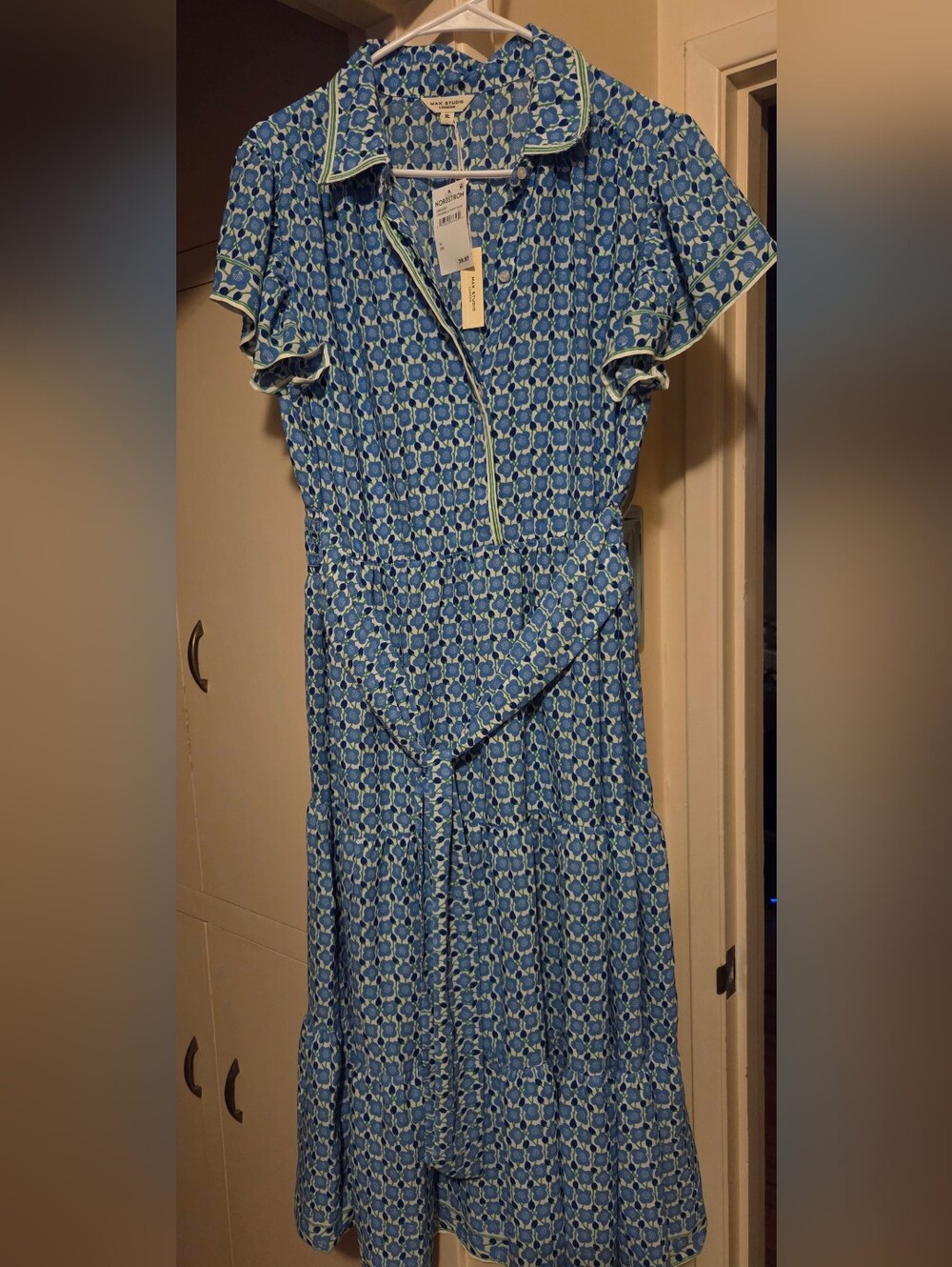 Max Studio Blue Dress XL